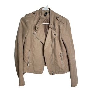 Divided Faux Suede Moto Jacket